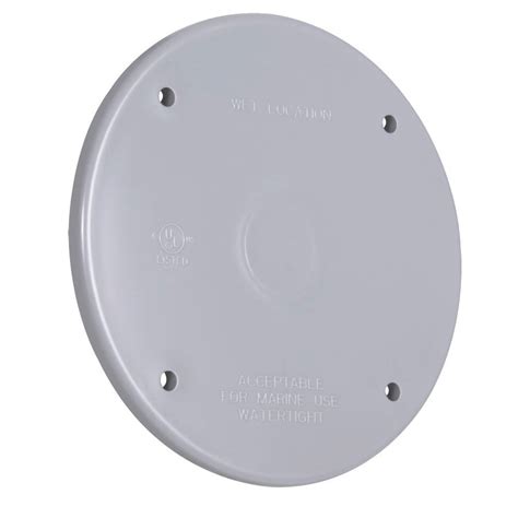 cover for round electrical box|5 inch round outlet cover.